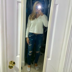 Belldini white cozy sweater